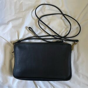 Vintage Coach Leather Black Bag